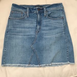 Jcrew denim skirt